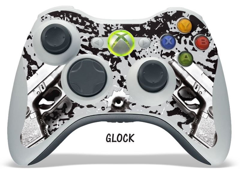  includes (1) Controller skin for the Xbox 360. (as pictured above