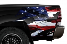 Toyota Tacoma Truck Quarter Panel Wrap Graphic Decal Printed TORN 2005-2015 